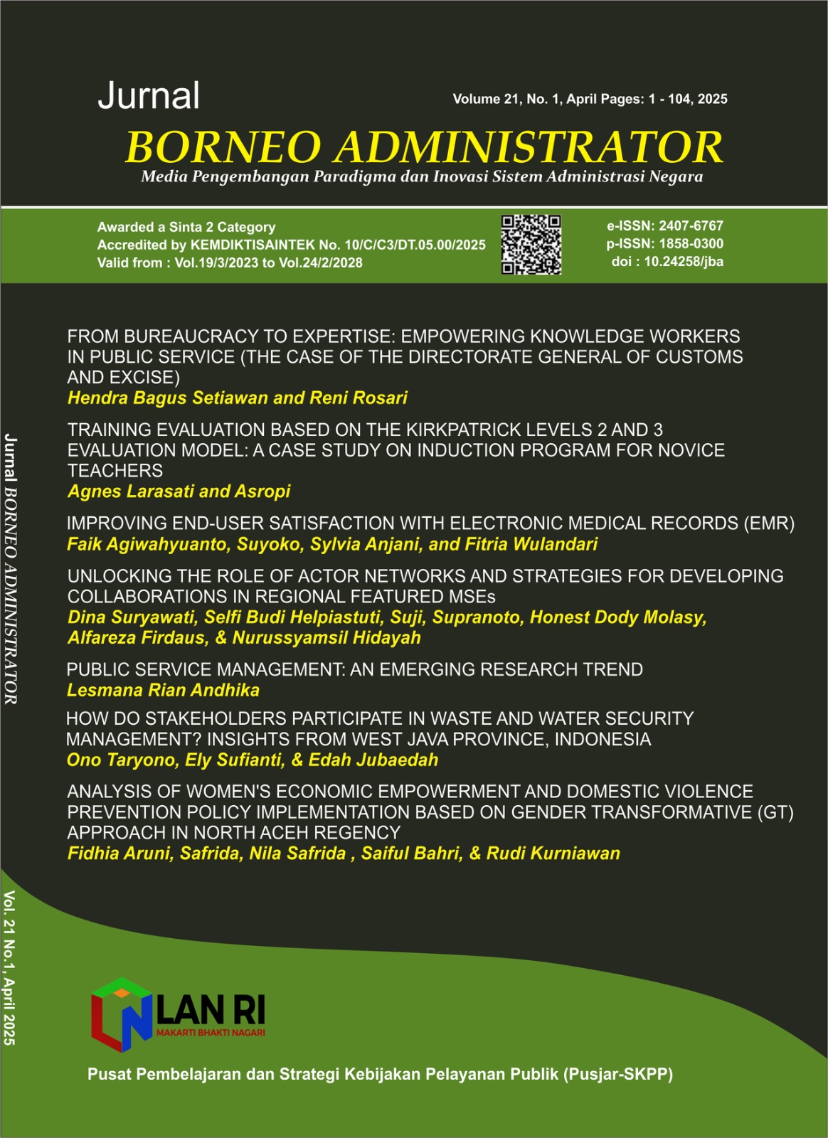 					View Vol. 21 No. 1 (2025): April 2025
				